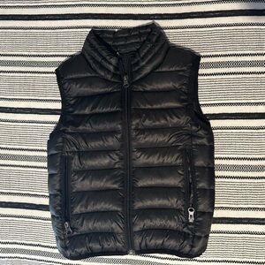 Black Puffer Vest for Kids